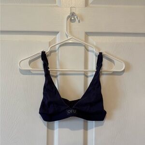 Urban Outfitters Deep Blue Triangle Bra